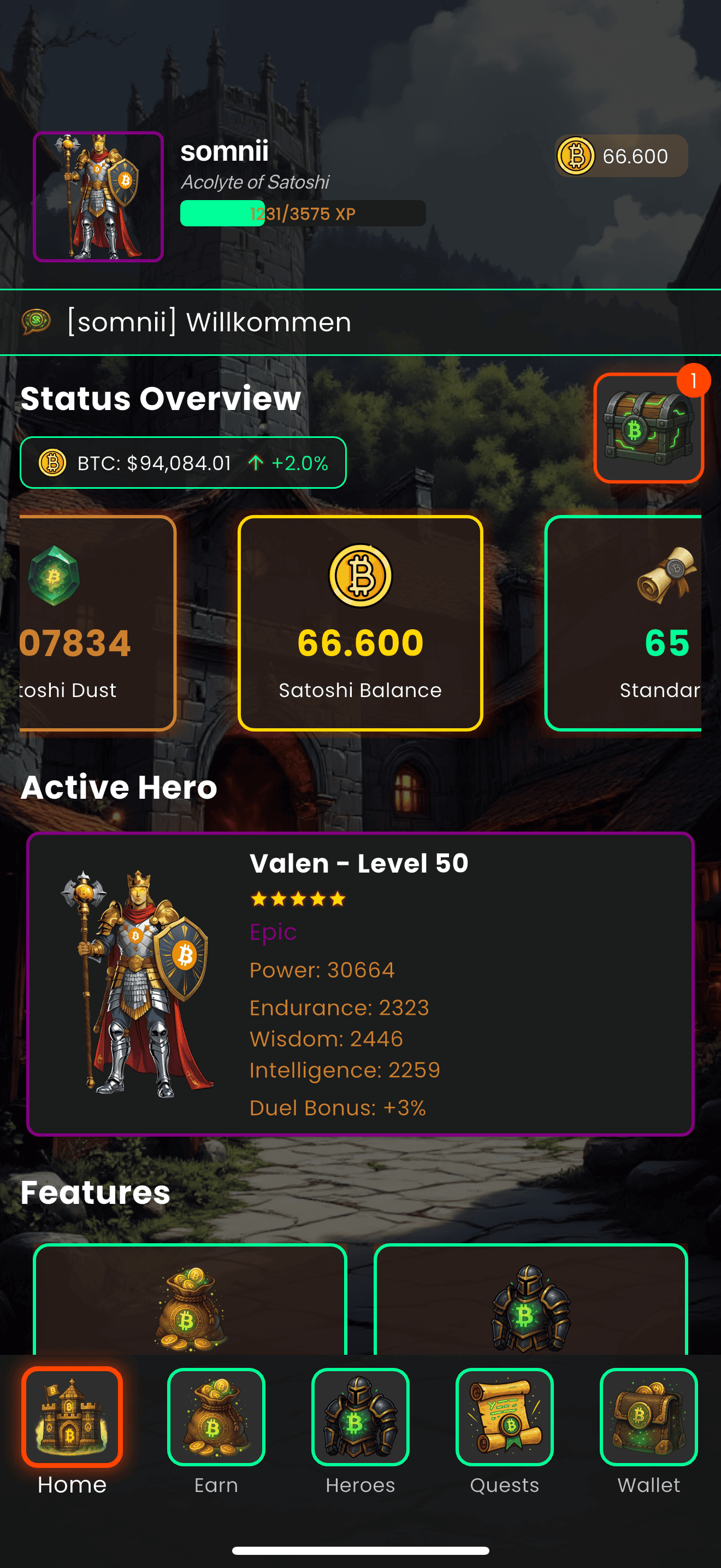 Watch & Earn Feature in SatoshiRush